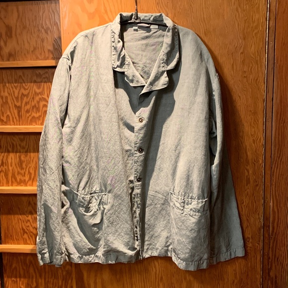 J Morgan Puett Jackets & Blazers - J Morgan Puett Unstructured Linen/silk Jacket
